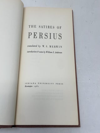 The Satires of Persius