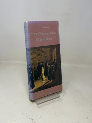 Item #406087 Samuel Johnson and the Impact of Print: (Originally published as Printing...