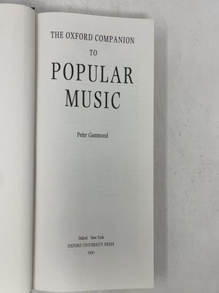 The Oxford Companion to Popular Music