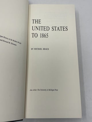 The United States to 1865