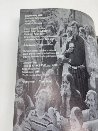 The Invisible City: Design Quarterly 86/87