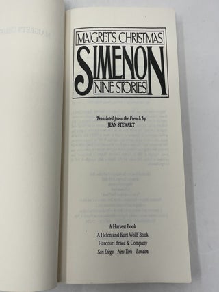 Maigret's Christmas: Nine Stories