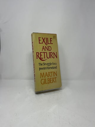 Exile and Return: The Struggle for a Jewish Homeland