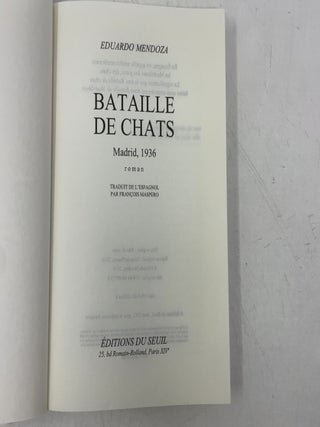 Bataille de chats: Madrid 1936