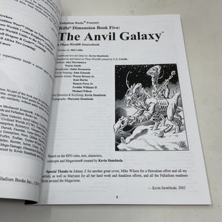 Dimension Book Five: Anvil Galaxy