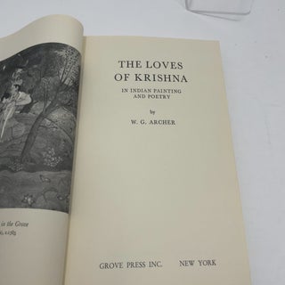 The Loves of Krishna In Indian Painting and Poetry