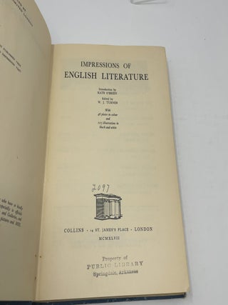 Impressions of English Literature