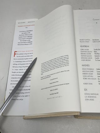 The Paris Review Book: of Heartbreak, Madness, Sex, Love, Betrayal, Outsiders, Intoxication, War, Whimsy, Horrors, God, Death, Dinner, Baseball, Travels, the Art of Writing, and Everything Else in the World Since 1953