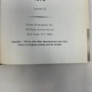 Screen World: John Willis' 1975 Film Annual, Vol. 26
