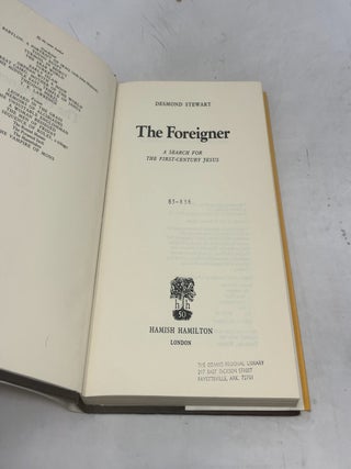 The Foreigner: A Search for the First-Century Jesus