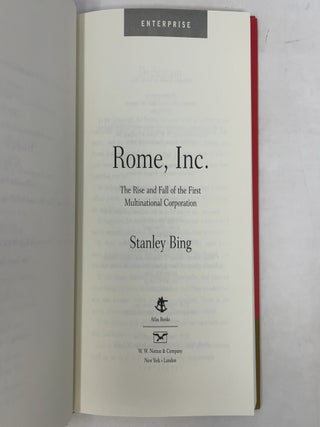 Rome, Inc.: The Rise and Fall of the First Multinational Corporation