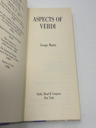 Aspects of Verdi