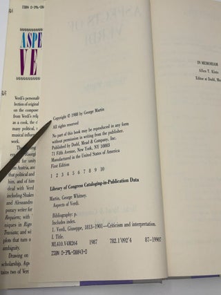 Aspects of Verdi