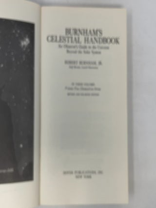 Burnham's Celestial Handbook: An Observer's Guide to the Universe Beyond the Solar System, Vol. 2