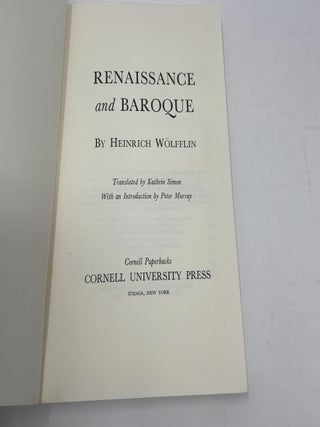 Renaissance and Baroque