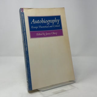 Item #407239 Autobiography: Essays Theoretical and Critical. James Olney