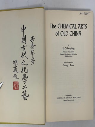 The Chemical Arts of Old China
