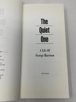 The Quiet One: A Life of George Harrison