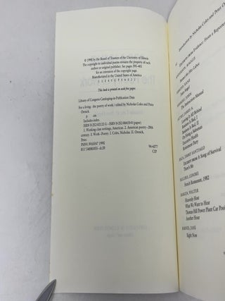 For a Living: The Poetry of Work