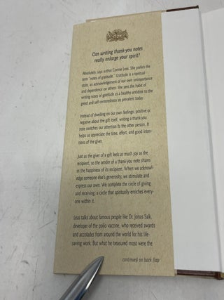 The Art of Thank You; Crafting Notes of Gratitude