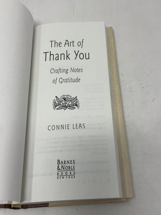 The Art of Thank You; Crafting Notes of Gratitude