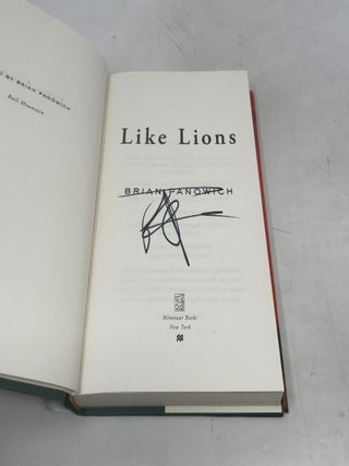 Like Lions: A Novel