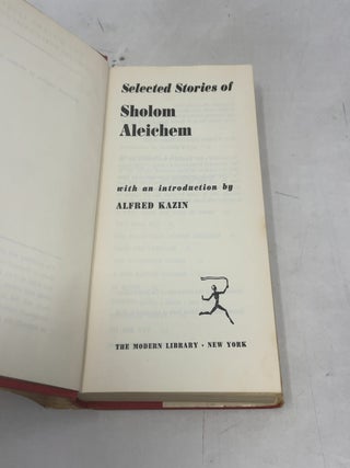 Selected Stories of Sholom Aleichem
