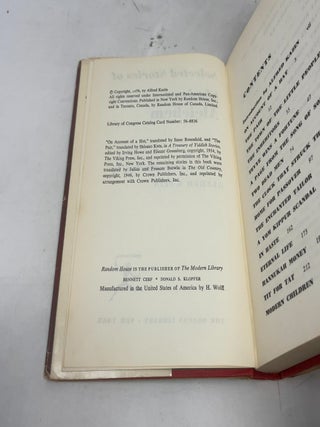 Selected Stories of Sholom Aleichem