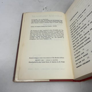 Selected Stories of Sholom Aleichem