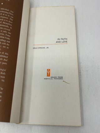 In Faith and Love: Selected Readings