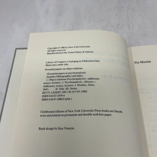 Essential Papers on Object Relations (Essential Papers on Psychoanalysis, 5)