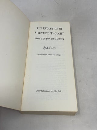The Evolution of Scientific Thought