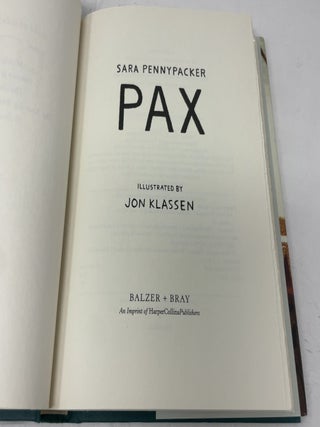 Pax: A Moving and Compelling Fox Story About Love, War, and a Journey to Find Home Again
