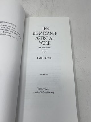 The Renaissance Artist at Work: From Pisano to Titian (Icon Editions)