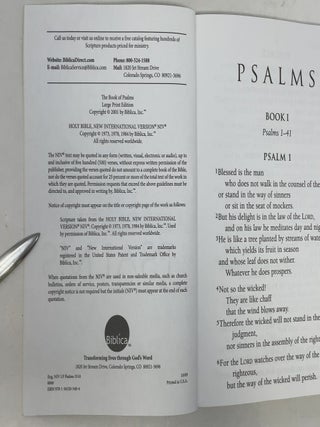 The Book of Psalms