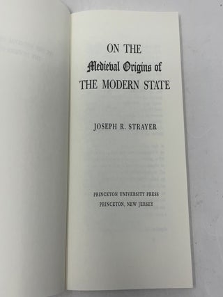 On the Medieval Origins of the Modern State