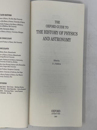 The Oxford Guide to the History of Physics and Astronomy