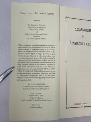 Explorations in Renaissance Culture