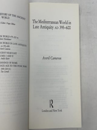 The Mediterranean World in Late Antiquity: AD 395-600