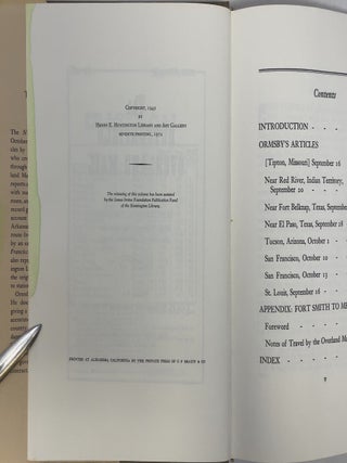 The Butterfield Overland Mail