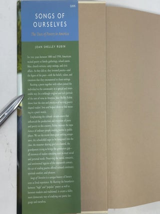 Songs of Ourselves: The Uses of Poetry in America