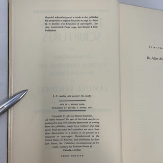 The Hebrew Scriptures: An Introduction to Their Literature and Religious Ideas