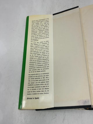 Manual de Bibliografía de la literatura española