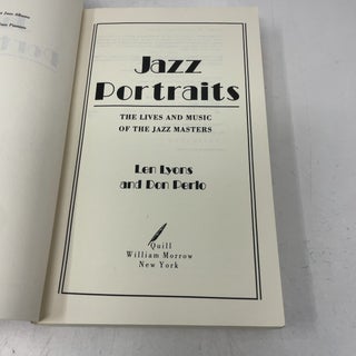 Jazz Portraits: The Lives and Music of the Jazz Masters