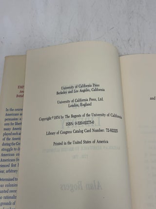 Empire and Liberty: American Resistance to British Authority, 1755-1763
