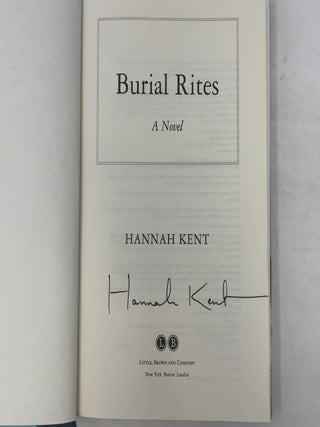 Burial Rites: A Novel