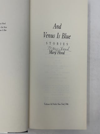 And Venus Is Blue: Stories