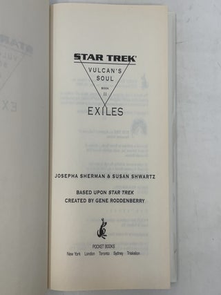 Star Trek: Vulcan's Soul Trilogy Book Two: Exiles