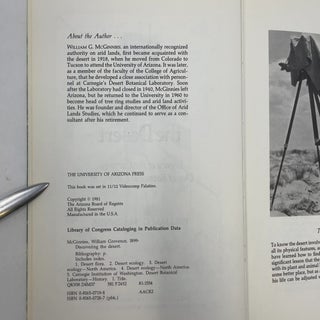 Discovering the Desert: The Legacy of the Carnegie Desert Botanical Laboratory