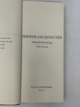 Progress and Revolution